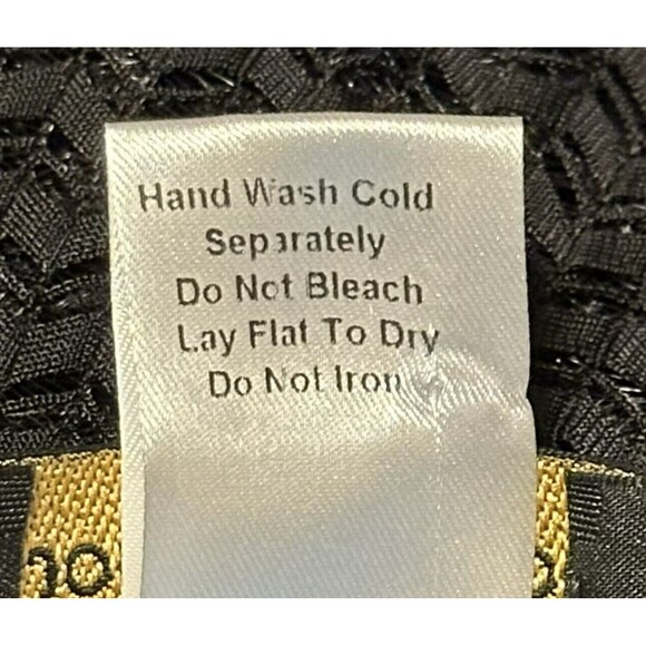 Jordan Taylor Black Mesh Swimsuit Cover Up Dress Tunic Spring Break Size L - Picture 9 of 9